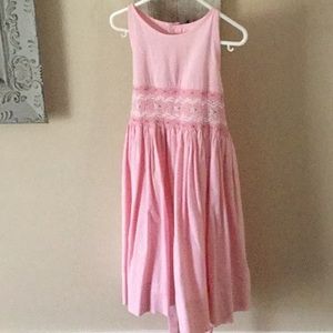Light pink girl dress size L6
